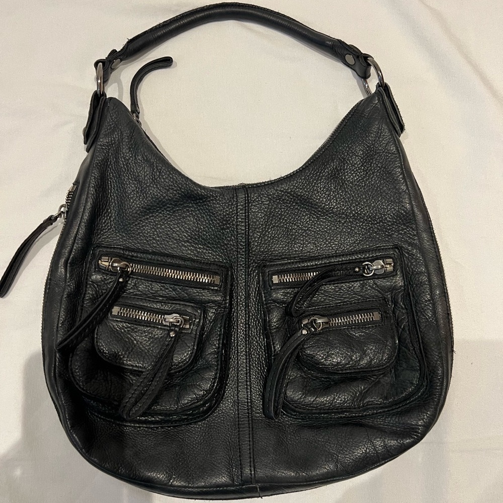 Linea Pelle Dylan Black Tote Bag